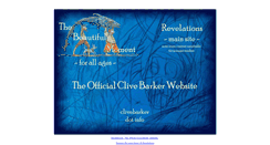 Desktop Screenshot of clivebarker.info