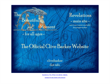 Tablet Screenshot of clivebarker.info